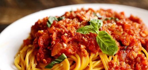 Спагетти с мясом рецепты приготовления с фото Мясо со спагетти рецепт